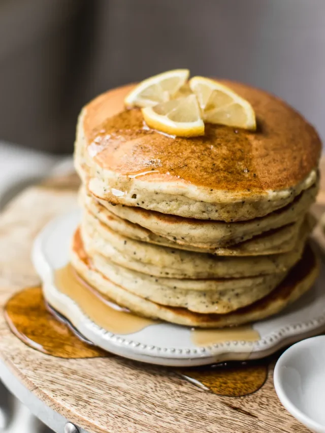 Lemon Poppy Seed Pancake Recipe