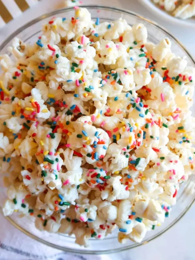 White Chocolate Popcorn Recipe