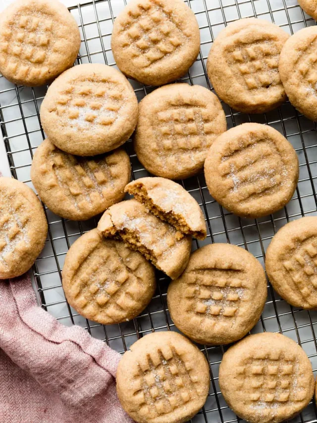 Soft Peanut Butter Cookies Recipe